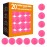 meizhouer Colored Ping Pong Balls: 3 Star 40mm Table Tennis Balls for Outdoor Training Yard Party Kids Game Cat Dog Ferret Toys (Pack of 20 Pink)