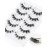 Waterproof Self Adhesive Eyelashes, Cat Eye Style 6-12mm, 5 Pairs Natural Look Stick on False Eyelashes, Pre Glued Lashes, No Glue Needed, Wispy Glueless Lashes Reusable by Obeyalash (6D35)