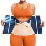 TrainingGirl Waist Trainer for Women Lower Belly Waist Trimmer Corset Tummy Wrap Workout Sweat Belt Band Sports Sauna Suit