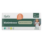 Naty BioEmbrace Baby Diapers Size 4 (15-40 lbs) | 100% Biobased on Skin | Plant-Based Softness | Dermatologically Tested, Super Absorbent | 88 Count
