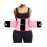 FeelinGirl Corset Perspiring Workout Waist Trainer Gym Postnatal Corset Trimmer Belt for Women Body Shaping Pink M