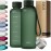 KIVY Slim Water Bottle 22oz [Lightweight & Shatterproof] - Reusable Tritan Water Bottle - Leak Proof Bottle for Women & Men - Water bottle no straw - Dishwasher Safe Water Bottle BPA Free