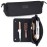 BAREFOOT CARIBOU Hair Tools Travel Bag and Heat Resistant Mat for Flat Irons, Straighteners, Curling Iron, and Haircare Accessories, 2-in-1 design, with Interior Pockets, Organizer (Mesh Black)