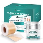 Pumkot Advanced Silicone Scar Cream and Scar Sheets, Professional Scar Repair Kit for Surgical Scars, Stretch Marks, Old and New Scars