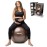 BABYGO Birthing Ball - Pregnancy Yoga Labor & Exercise Ball & Book Set Trimester Targeting, Maternity Physio, Birth & Recovery Plan Included Anti Burst Eco Friendly (Mocha, 65cm)