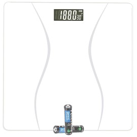 Scale for Body Weight, Digital Bathroom Scale, Weight Scales for People,Body Scale,White,Max:400LB/180KG,2 Weighing Units: LB/KG
