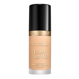 Too Faced Born This Way Natural Finish Longwear Liquid Foundation | Medium-To-Full Coverage | Hydrating + Oil Free, 1.01 fl. oz.