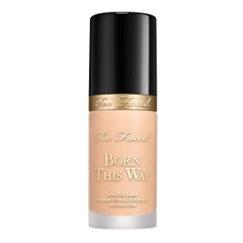 Too Faced Born This Way Natural Finish Longwear Liquid Foundation | Medium-To-Full Coverage | Hydrating + Oil Free, 1.01 fl. oz.