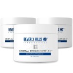 Beverly Hills MD Dermal Repair Anti-Aging Supplement - Hyaluronic Acid, Collagen, Vitamins for Smooth, Plump Skin (3)