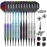 Turnart Darts Plastic Tip - Professional Soft Tip Darts Set for Electronic Dartboard 12 Pcs 18 Grams with 50 Extra Tips 24 Flights 2 Flight Protctors and Tool Kit Gift Darts (Blue)