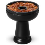 Black Silicone Hookah Bowl Set Silicone - Hookah Head Bowl Premium Shisha Bowls Phunnel Hookah Bowls for Smoking - Hookah Top