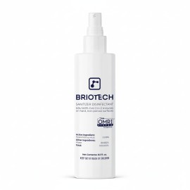 BRIOTECH Sanitizer Disinfectant Hypochlorous Spray, Kill 99.99% of Viruses & Bacteria, Control Mold, Eliminate Odor, Gentle for Nursery & Play Rooms, Food Contact Surface Sanitizer, 8 fl oz