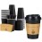 Lamosi 12 oz Disposable Coffee Cups with Lids 50 Pack, Hot Paper To Go Cups with Lids, Stir Sticks and Sleeves, for Home, Travel, Office