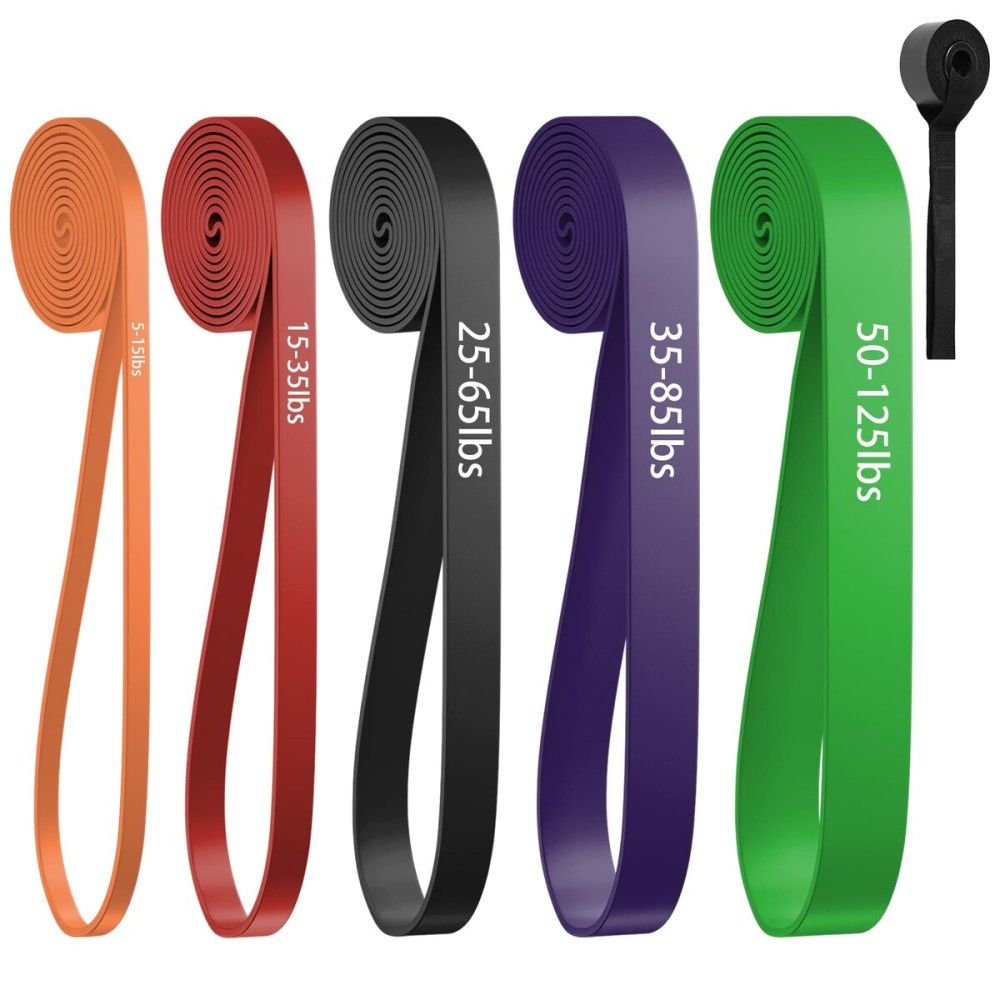 Resistance Bands, Pull Up Assist Bands - Workout Bands, Eexercise Bands for Working Out, Fitness, Training, Physical Therapy for Men Women - Dark Green