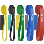 Resistance Bands, Pull Up Assist Bands - Workout Bands, Eexercise Bands for Working Out, Fitness, Training, Physical Therapy for Men Women - Yellow