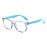 FANNYGO 1 Pack kids Blue Light Blocking Glasses For Girls And Boys Computer Blue Light Blocking Glasses For Age 3-11 (Light blue)
