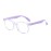 FANNYGO 1 Pack kids Blue Light Blocking Glasses For Girls And Boys Computer Blue Light Blocking Glasses For Age 3-11 (Light purple)