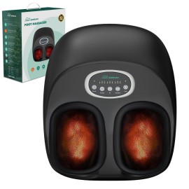 Snailax Foot Massager with Heat, Shiatsu Foot Massager Machine for Plantar Fasciitis, Adjustable Vibration & Pressure for Neuropathy Pain, Women Men Gifts, Fits Up to 13