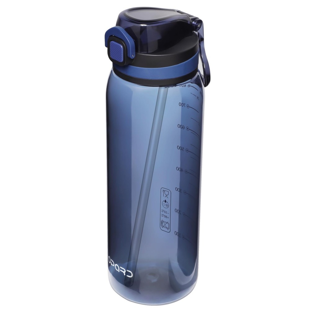 Opard Peak 1000 ml/32 oz Water Bottle with Straw Cap, BPA-Free, Leak Proof Flip Top Bottle