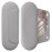 AGIKET Silicone Makeup Brush Holder Travel Cosmetic BagSoft Portable Cosmetic Face Brushes Holder with Upgrade Anti-Fall Out Magnetic Closure, Large Travel Makeup Brush Case - Stone