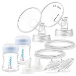 20mm Flange Maymom Pump Parts Compatible with Spectra S2 S1 9 Plus Breastpump Not Original Spectra S2 S1 Replacement Pump Parts Accessories, Small Flange