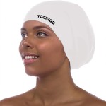 Extra Large Swim Cap - Swim Cap for Long Hair, Dreadlocks, Weaves, Hair Extensions, Braids, Curls & Afros - Silicone Swimming Cap for Women & Men, Keep Hair Dry