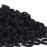 WillingTee 120 Pcs Baby Hair Ties, Cotton Toddler Hair Ties for Girls and Kids, Multicolor Small Seamless Hair Bands Elastic Ponytail Holders,Black