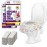 Toilet Seat Covers Disposable Value Pack - 22 Large Waterproof Potty Covers for Toddlers, Kids, and Adults by Mighty Clean Baby - 2 Packs of 11 Covers