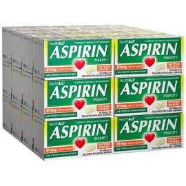 HealthA2Z Aspirin 81mg Low Strength | Enteric Coated | 24 Packs of 40 Counts (960 Tablets Total) | Value Package