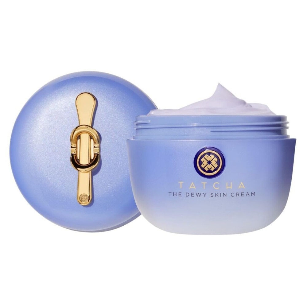 TATCHA The Dewy Skin Cream, Jumbo | Rich Line-Plumping Moisturizer - Hydrate, Plump, and Protect Dry Skin | 75 ml / 2.54 fl. oz.