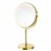 Lighted Makeup Mirror, 3000 mAh Rechargeable Double Sided Magnifying Vanity Mirror with 3 Colors, 1x/10x, 360 Rotation , Brightness Adjustable Magnification Cosmetic Light up Mirror, Women Gift