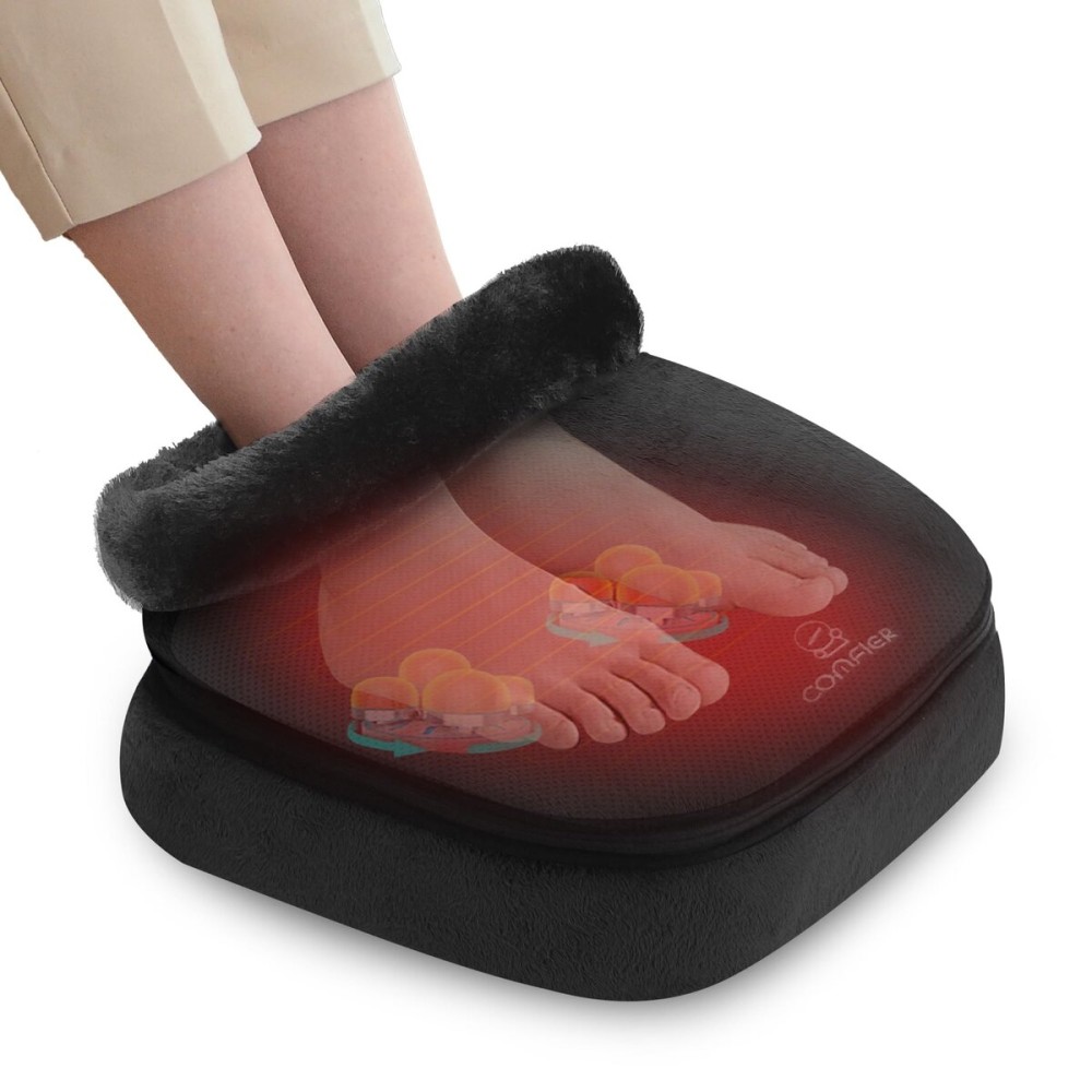 COMFIER 2-in-1 Shiatsu Foot & Back Massager with Heat, Electric Foot Warmer for Women,Men,Feet Massager Machine, Feet Heater,Gifts