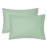 EXQ Home Toddler Pillowcases Zippered 13x18 Travel Pillow Case Set of 2, Small Pillow Case Fits Baby Pillow Sized 12x16, 13x18, Kids Pillowcases 2 Pack Machine Washable (Sage)