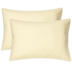 EXQ Home Toddler Pillowcases Zippered 13x18 Travel Pillow Case Set of 2, Small Pillow Case Fits Baby Pillow Sized 12x16, 13x18, Kids Pillowcases 2 Pack Machine Washable (Camel)