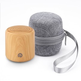 Dreamegg Portable White Noise Machine with Travel Case - Egg-Sized Sound Machine for Baby & Adult Sleep, 16 Soothing Sounds, 1000mAh Battery, Timer, Sound Machine for Baby Adults Home Gift, Wood