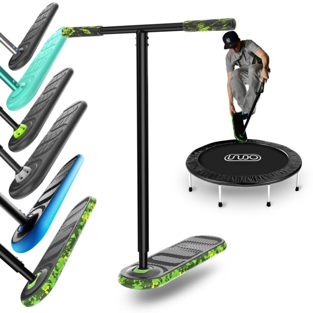 The Indo Trick Scooter - Stunt Scooter for Teens, Kids and Adults - Trampoline Scoot to Practice Pro Tricks - Indoors and Outdoors - Professionals and Beginners