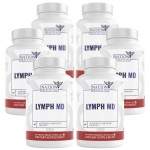 NATION HEALTH MD Lymph MD - Lymphatic Drainage Supplement - Lymph System Support for Women & Men - with Bromelain, Echinacea, Burdock Root, Dandelion, Rutin, Kelp & More - 360 Capsules