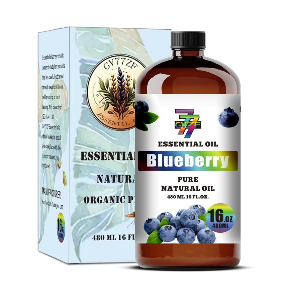Blueberry Essential Oil (16 oz / 480 ml) - Blueberry Oils for diffusers, humidifiers, Home Baths, Cleaning Products, Yoga, DIY Soaps and DIY Scented Candles