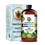Bergamot Essential Oil (8 oz / 240 ml) - Bergamot Oils for diffusers, humidifiers, Home Baths, Cleaning Products, Yoga, DIY Soaps and DIY Scented Candles