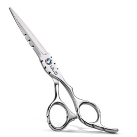 ULG Hair Cutting Scissors 6.7 Shark Series, 100% Japanese Stainless Steel Ultra Sharp, Concave Blade Barber Shears, Ergonomic Offset Handle, Professional Salon Haircut Scissors for Home & Salon Use