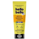 Hello Bello Kids Mineral Sunscreen SPF 50 Lotion - Broad Spectrum Sun Protection for Sensitive Skin - Water Resistant with Antioxidants - 5oz