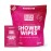 Super Fresh Shower Wipes Large Rosewater Body Wipes for No Rinse Bathing Personal Hygiene Gym Travel or Camping Enriched with Aloe and Vitamin E 10 Individually Wrapped Disposable Sheets