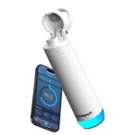 Hidrate Spark PRO 2 - Smart Bottle with Drink Reminders & Water Tracking, Great Holiday Gift for New Year Resolutions - 21oz - Syncs with Apple Health, Fitbit, Smart Rings & Watches - Chug White