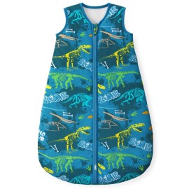 Yoofoss Baby Sleep Sack 0-6 Months, 1.5 Tog Baby Wearable Blanket with 2-Way Zipper, 100% Cotton Organic Fabric Winter Infant Sleeping Sack, Warm Soft Comfy