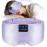 LC-dolida Luxurious Silk Soft Sleep Mask, Sleep Headphones with Bluetooth 5.4 for Side Sleeper, Total Blackout Eye Sleeping Mask for Women and Men, Ideal Gift for Restful Sleep, Travel(Light Purple)