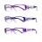 EYEBOGO Kaylee Stylish Reading Glasses for Women, Readers for Women, Womens Reading Glasses (3-Pack Purple K+O+F, 2.00)