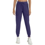 Rrosseyz Womens Cargo Pants with Pockets-Lightweight Quick Dry Water Resistant Hiking Pants for Travel Casual Athletic and Outdoor(Twilight,M)