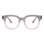 Madison Avenue Oversized Blue Light Blocking Glasses for Women Fashion Blue Light Blockers Anti Eyestrain & UV Protection Computer Eyeglasses (Gradient Purple)