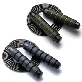 BOOMIBOO Jump Rope, Adjustable Jump Ropes,Skipping Rope Tangle-Free Rapid Speed with Ball Bearings for Women Men Kids,Exercise & Slim Body Jumprope at Home School Gym
