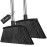 NACENA Heavy Duty Broom, 55 Inch Long Handle Outdoor Large Angle Brooms, Commercial Broom for Sweeping Indoor, for Home Garage Kitchen Office Courtyard Lobby Patio Lawn Concrete, 2 Pack, Black